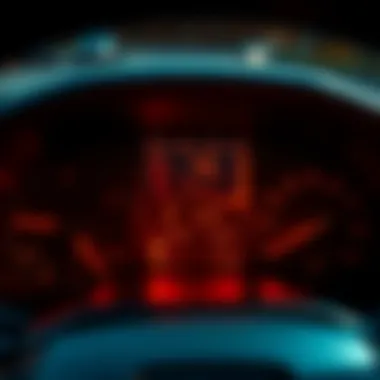 Diagnostic scanner display showing vehicle data