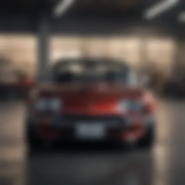 Iconic Design of the First-Generation Mazda Miata The classic front view of the first-generation Mazda Miata showcasing its iconic design.