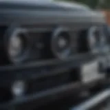G Wagon Turbo showcasing its aggressive front grille design