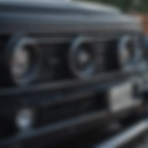 G Wagon Turbo showcasing its aggressive front grille design