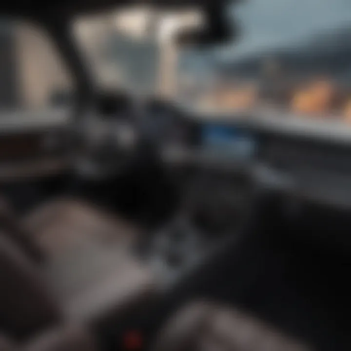 Interior view of G Wagon Turbo highlighting luxury and technology