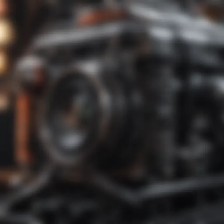 Detailed view of the Kompressor engine highlighting its engineering prowess