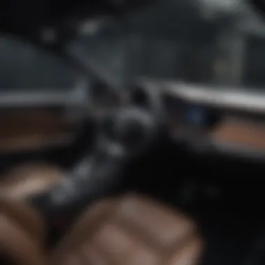 Interior Technology of the New Kia Coupe Interior view highlighting advanced technology and luxurious materials.
