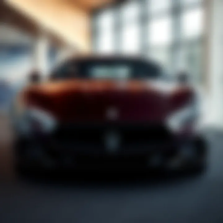 Elegant Maserati Ghibli on display