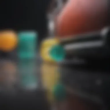 Chemical Components in Wax Products Illustration of chemical components in wax products