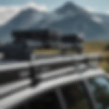 Thule Roof Rack in Action Thule roof rack in action during an outdoor adventure