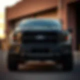 Exterior view of the Ford F-150 showcasing its robust design
