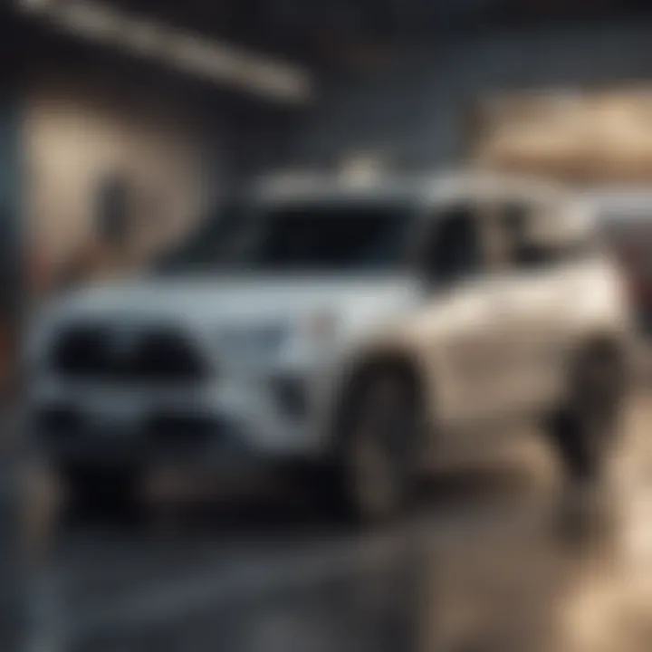 Front view of Toyota Passport SUV showcasing its sleek design