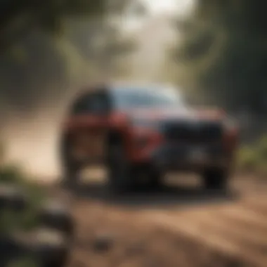 Performance of the Toyota Passport SUV in Off-Road Conditions Toyota Passport SUV navigating through rugged terrain