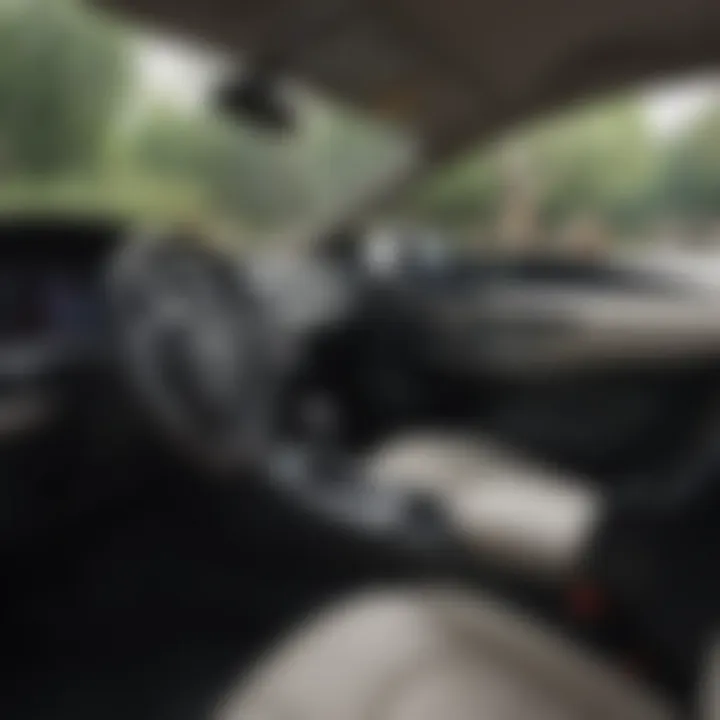Toyota Prius interior showcasing eco-friendly materials