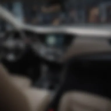 Interior Technology Features of Toyota Venza LE AWD Interior view highlighting the modern dashboard and technology features