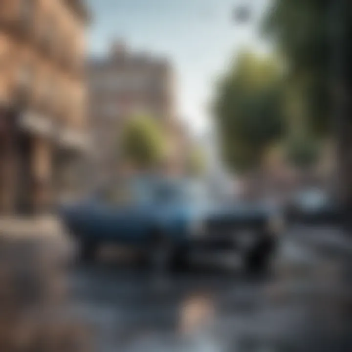 A visual representation of various car insurance coverage options for two vehicles.