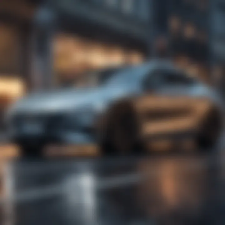 Dynamic driving performance of the EQS on the road