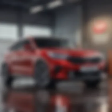 Warranty Discussion with Kia Representative Kia representative discussing warranty details