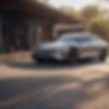Lucid Air Demonstrating Exceptional Range Lucid Air on the road demonstrating range