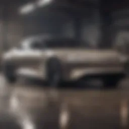 Lucid Air battery showcasing size and design