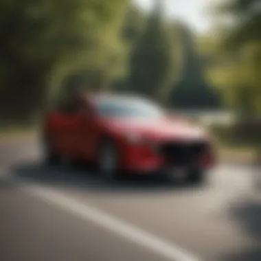 Dynamic Driving Experience of the Mazada RF Dynamic performance of the Mazada RF on a winding road.