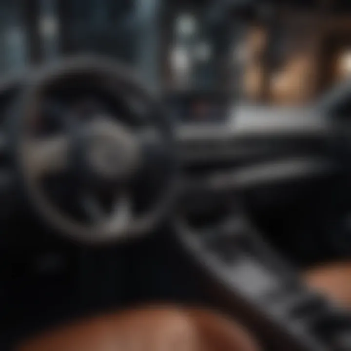 Interior view of the Mazada RF highlighting advanced technology features.