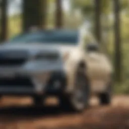 Detailed view of Subaru Outback trim options