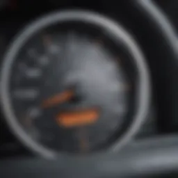 An illustrative representation of a FICO auto score gauge