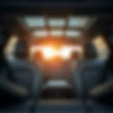 Interior view of the Volvo XC60 showcasing spacious seating